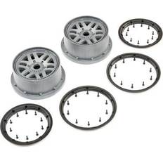 Losi Wheel and Beadlock Set, Grey (2) 5ive-T 2.0