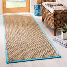 Safavieh Fiber Collection Natural, Turquoise, Beige, Brown