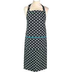Dexam Polka Charcoal Apron White, Grey, Black, Pink