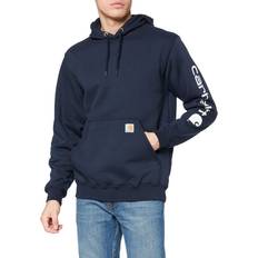 Carhartt Loose Fit Midweight Logo Sleeve Sweatshirt - New Navy