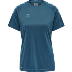 Hummel Core XK Core Poly Short Sleeve T-shirt Women - Blue Coral