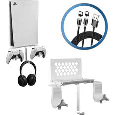 Hosanwell PS5 Wall Mount Kit - White