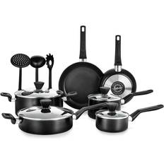 Cookware NutriChef Stylish Cookware Set with lid 13 Parts