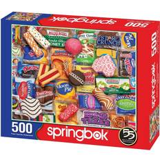 Non-Toxic Jigsaw Puzzles Springbok Snack Treats 500 Pieces