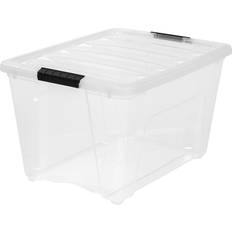 Iris 53 Quart Stack & Pull Storage Box 13.2gal 6pcs