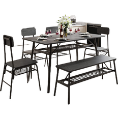 Gizoon B0BBT4WD6J Dining Set 28x46" 6