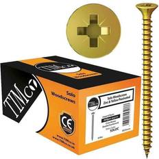 Timco 5.0 40mm Solo Zinc & Yellow Woodscrew Qty