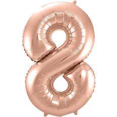 Rosaguld Talballoner Folat Tal Ballon, Rosegold, 8, 86 cm