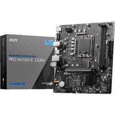 MSI Micro-ATX Schede Madre MSI PRO H610M-E DDR4 1PCI-Ex16 1PCI-Ex1 1M.2