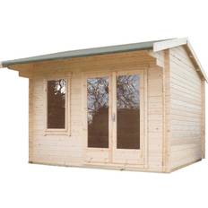 Outbuildings Shire Marlborough 10 ft x 12 ft Log Cabin (Building Area )