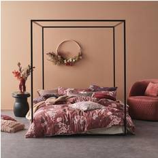 Linen House Vintage Floral Set Duvet Cover Red, Pink, Brown, White