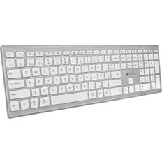 Teclados Subblim Inalámbrico Bluetooth 2PUE200 Pure Extended Plata