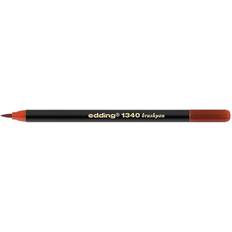 Schwarz Pinselstifte Edding 1340 Artist Brush Felt Fibre Tip Pen Brush Style Tip Red Ink Single