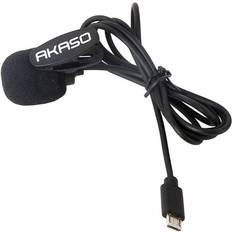 Akaso brave Akaso MicroUSB Microphone for Brave 7LE/4/4 Pro Svart