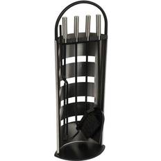 Ofenbestecksets Dkd Home Decor Kaminutensilien Stahl 23 x 15 x 66 cm