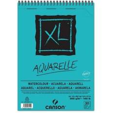 Canson Akvarelpapir Canson Watercolour pad Aquarelle XL 300 g 30 Ark 5 enheder Spiral (210 x 297 mm)