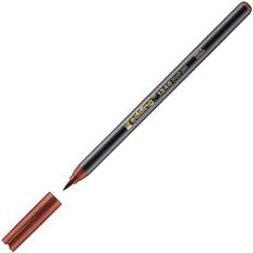 Black Brush Pens Edding 1340 Artist Brush Felt Fibre Tip Pen Brush Style Tip Brown Ink Single