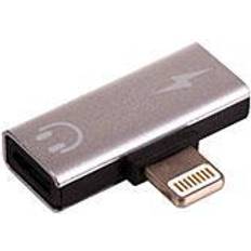 Akyga Kabler Akyga Lightning adapter Lightning Han/2x Lightning Hun