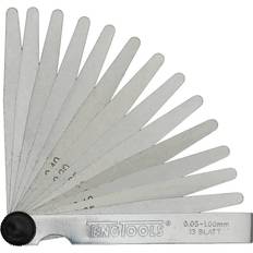 Teng Tools Messen Teng Tools FG13100 Hardened Rolled Steel Feeler Gauge 0.05 - 1.0mm 13 Blades