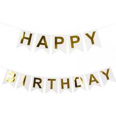 Hisab Joker Happy Birthday Flaggirlang Vit