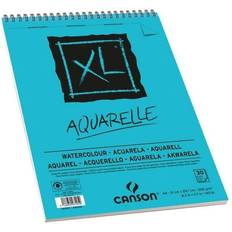 Canson Akvarelpapir Canson Watercolour pad Aquarelle XL 300 g 30 Ark 5 enheder Spiral (29,7 x 42 cm)