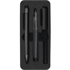 Negro Plumas estilográficas Faber-Castell Hexo Set: fountain pen M and b. [Levering: 4-5 dage]