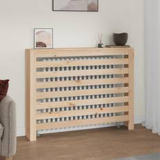 vidaXL Cache-radiateur 108,5x19x84 cm Bois Massif De Pin