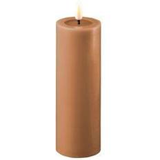 Deluxe Homeart Brun LED-lys Deluxe Homeart Caramel brun Bloklys 5 LED-lys
