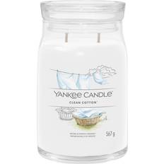 Rose Bougeoirs, Bougies & Parfums d'Ambiance Yankee Candle Signature Clean Cotton® Świeca.. Bougie Parfumée