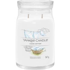 Yankee Candle Brugskunst Yankee Candle Signature Clean Cotton® Świeca.. Duftlys 104g