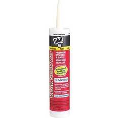 DAP 18519 Kitchen & Bath Caulk, 10.1 oz, Cartridge, Biscuit, Acrylic Polymer