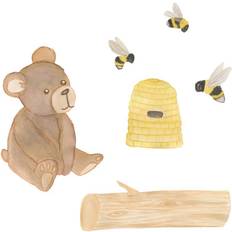 Wall stickers That's Mine Multi Wall Stickers Bees Bear