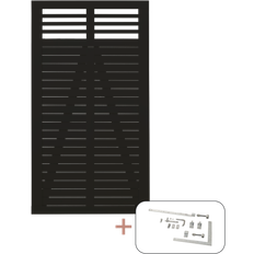 Plus hegn decora sort Plus Decora Enkeltlåge