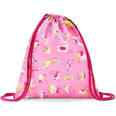 Reisenthel Mochila con cordón kids abc friends fucsia