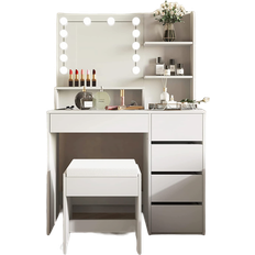 Rectangle Dressing Tables B09Y8RHGQ9 Dressing Table 15.8x37"