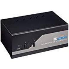 KVM Desktop Switch, 2-fach, Displaypo. [Levering: 4-5 dage]