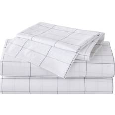 Eddie Bauer Stylish Bed Sheet Grey, White