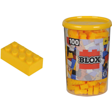 Simba Byggleksaker Simba BLOX Bricks in Box Gul 104118898