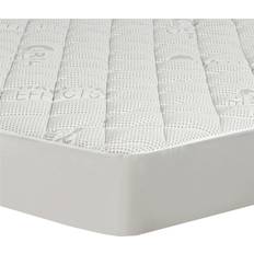 Textiles Charcoal Effects Odor Control & Cooling Fitted Mattress Cover White