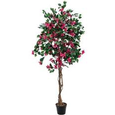 Künstliche Pflanzen Europalms Bougainvillea, artificial plant, red, 150cm Künstliche Pflanzen