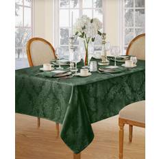 Green Tablecloths Elrene Barcelona Jacquard Tablecloth Green