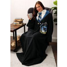 Northwest Harry Potter Ravenclaw Comfy Throw Blankets Grey, Black, Blue