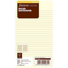 Beige Anteckningsblock Filofax Personal blad linjerade 20st/fp