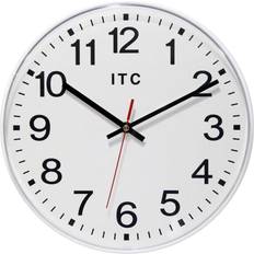 White Wall Clocks Infinity Instruments Prosaic 12 Business Wall Clock