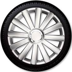 Avant 13" Spyder Pro silver hjulkapselsæt