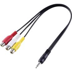 Kabel SpeaKa Professional SP-8433716 Adapter [1x Jack plug 3x RCA