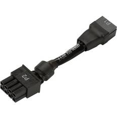 Pcie 6 pin adapter HP strømkabel 8 pin PCIe-strøm til 6 pin PCIe-strøm 8.9 cm