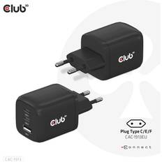 65w usb c travel adapter Club 3D strømforsyningsadapter