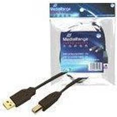 Usb 2.0 a b 5m MediaRange MRCS102 USB-kabel A/B 5m USB 2.0