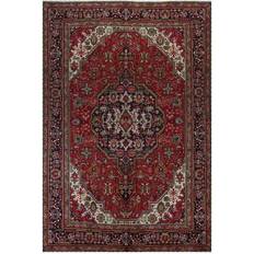 Arkiio Handknuten Original Persisk Vintagematta Tabriz 199x295 Röd, Blå